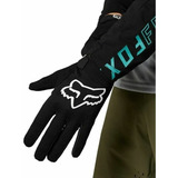 Luva Infantil Fox Bike Mtb Ciclismo Infantil Ranger Preto