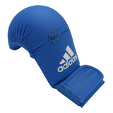 Luva Karate Sem Dedão adidas Azul Wkf Approved