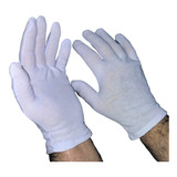 Luva Kit 10 Prs Algodão Longa Alergia Mão Anti Estática