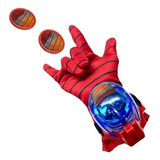 Luva Lança Discos Homem Aranha C luz E Som Brinquedo