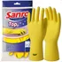 Luva Látex Limpeza Multiuso Proteção Sanro Top Amarela Tam G