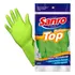 Luva Limpeza Latex Forrada Sanro Top Verde Multiuso P M G Tamanho Extra Grande