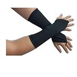 Luva Luvas Infantil Sem Dedo Princesas PRETO