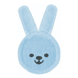 Luva Luvinha Cuidado Oral Infantil Care Rabbit Azul Mam 