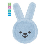 Luva Luvinha Cuidado Oral Infantil Care Rabbit Azul Mam 