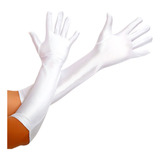 Luva Lycra Extra Longa Festa Cosplay Casamento Debutante