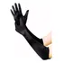 Luva Lycra Preta Longa Festa Cosplay Casamento Debutante