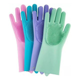 Luva Mágica De Silicone Pet Esponja Multiuso Escova
