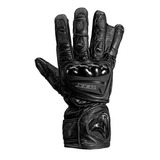 Luva Masculina Texx Gp Race Esportiva Motociclista Proteção Cor Preto Tamanho 2xl 3g