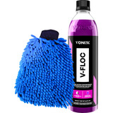 Luva Microfibra Js Para Lavar Carros Shampoo V floc Vonixx