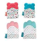 Luva Mordedor Bebê Luvinha Silicone Cores Premium Marca Buba