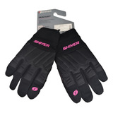 Luva Moto Motociclista Feminina Preto rosa Shiver Tipo X11 Cor Preto rosa Tamanho Gg