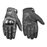 Luva Moto X11 Blackout Masculina Proteção Kart Paintball