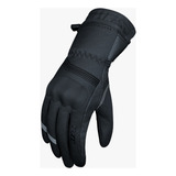 Luva Motoqueiro Impermeável Frio X11 Dry Tech Touch Moto Cor Preto Tamanho G