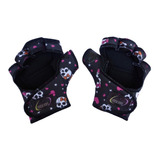 Luva Neoprene Caveirinha Feminina Musculação Academia 