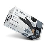 Luva Nitrilica Para Procedimento Sem Pó UniGloves Black Premium Quality P 100 Unidades