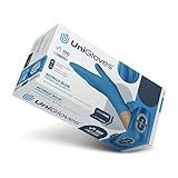 Luva Nitrilica Para Procedimento Sem Pó UniGloves Blue Premium Quality G 100 Unidades