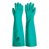 Luva Nitrílica Proteção Química K15 Cano Longo 45cm Kalipso