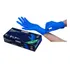 Luva Nitrílica Sensiflex Ultra Sem Talco Longa 50 Unidades Cor Azul escuro Tamanho M