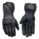 Luva P Moto Motociclista X11 Impact2 Cano Longo Couro
