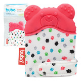 Luva Para Bebe Mordedor Silicone 100 Atóxica Buba 