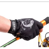 Luva Pesca Antiderrapante Proteção Uv Microfibra Camuflad Nf
