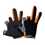 Luva Pesca Tiro Esportivo Albatroz YL013 Sport Dois Dedos Nylon Antiderrapante XXL