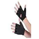 Luva Premium De Neoprene Ajustável Para Musculação Levantamento De Peso Crossfit E Bicicleta Preta Proteção Reforçada Unissex Masculino Feminino Tamanho M