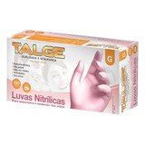 Luva Procedimento Rosa Nitrilica