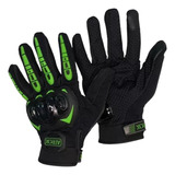 Luva Proteção Motociclista Motoqueiro Frio Cor Verde G