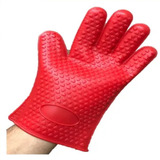 Luva Térmica De Cozinha Silicone 5 Dedos Anticalor 230 Graus