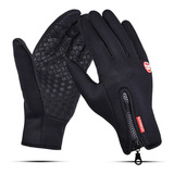 Luva Térmica Para Motociclista Moto Motoqueiro Cor Preta Tamanho L g
