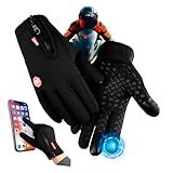 Luva Térmica Touch-Screen - Ideal Para Motoboy- Motociclista- Ciclista- Bike- Delivery - Resistente à Água E Frio - Uso Diário - Premium