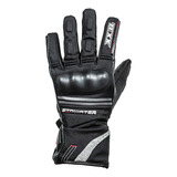 Luva Texx Biowater V3 Impermeável Cano Longo Forrada Preto Para Motoqueiro Tamanho M