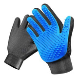 Luva Tira Pelos Remove Massageando Magnética Silicone Velcro