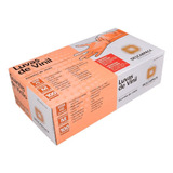 Luva Vinil Sem Pó Transparente Tam M Descarpack 100un