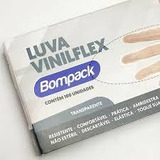 Luva Vinilflex Bompack Transparente