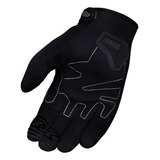 Luva X11 Blackout Feminina Moto Motociclista Motoqueiro Par Cor Preto Tamanho M