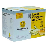 Luvas Cirúrgica Estéril Descarpack 100 Pares 8 0