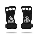 Luvas Crossfit Grip Pull Up Lpo Hand Grip Couro Natural Profissional VENUS P 