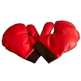 Luvas De Boxe Infantil Vermelho E Preto Para Crianças De 4 5 6 Anos Treino De Muay Thai