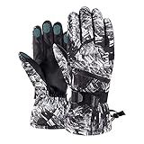 Luvas De Esqui Luvas De Neve Impermeáveis Luvas De Inverno 34 C Para Clima Frio Touchscreen Luvas De Snowboard Quentes Para Homens E Mulheres Preto L