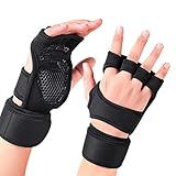 Luvas De Fitness Luvas De Treinamento Respiráveis Antiderrapantes Luvas Esportivas Com Proteção De Pulso E Palma Para Treino De Kraft De Academia Musculação Levantamento De Peso
