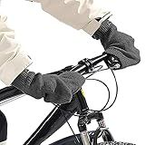 Luvas De Guidão De Inverno Luvas De Guidão Luvas De Tricô De Agulha Grossa Luvas De Bicicleta De Inverno Para Ciclismo Ao Ar Livre