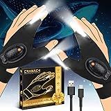 Luvas De Lanterna De LED Meias Para Homens Presente Para Pai Marido Recarregáveis Impermeáveis Presentes De Aniversário De Natal Para Namorado Adulto Gadget Legal Cara Pesca Acampamento