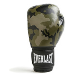 Luvas De Treino Everlast Spark Camuflada Verde   Preto 12 Oz