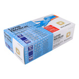 Luvas Descartáveis Antiderrapantes Descarpack Luva Nitrilica Cor Azul Tamanho G De Nitrilo Em Kit De 20 X 100 Unidades