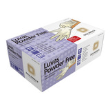 Luvas Descartáveis Antiderrapantes Descarpack Procedimento Não Cirúrgico Cor Branco Tamanho M De Látex X 100 Unidades