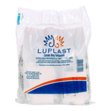 Luvas Descartáveis Estéreis Luplast Descartável Cor Transparente Tamanho Único De Polietileno X 100 Unidades