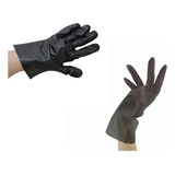 Luvas Descartáveis Vabene Viniflex Cor Preto Tamanho M De Elastômero Termoplástico Em Kit De 10 X 100 Unidades